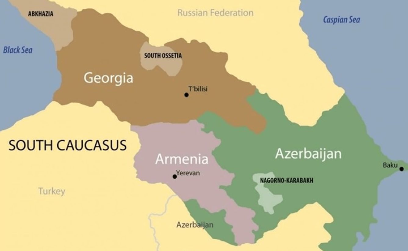 South Caucasus Map