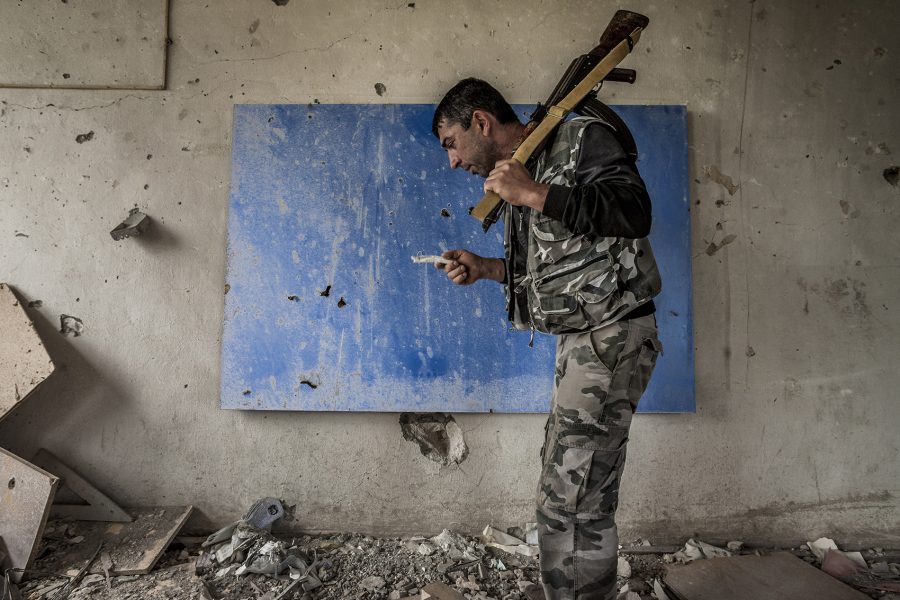 Frontline of Talish village after one year of clashes escalation between Azerbaijan and Nagorno Karabakh.