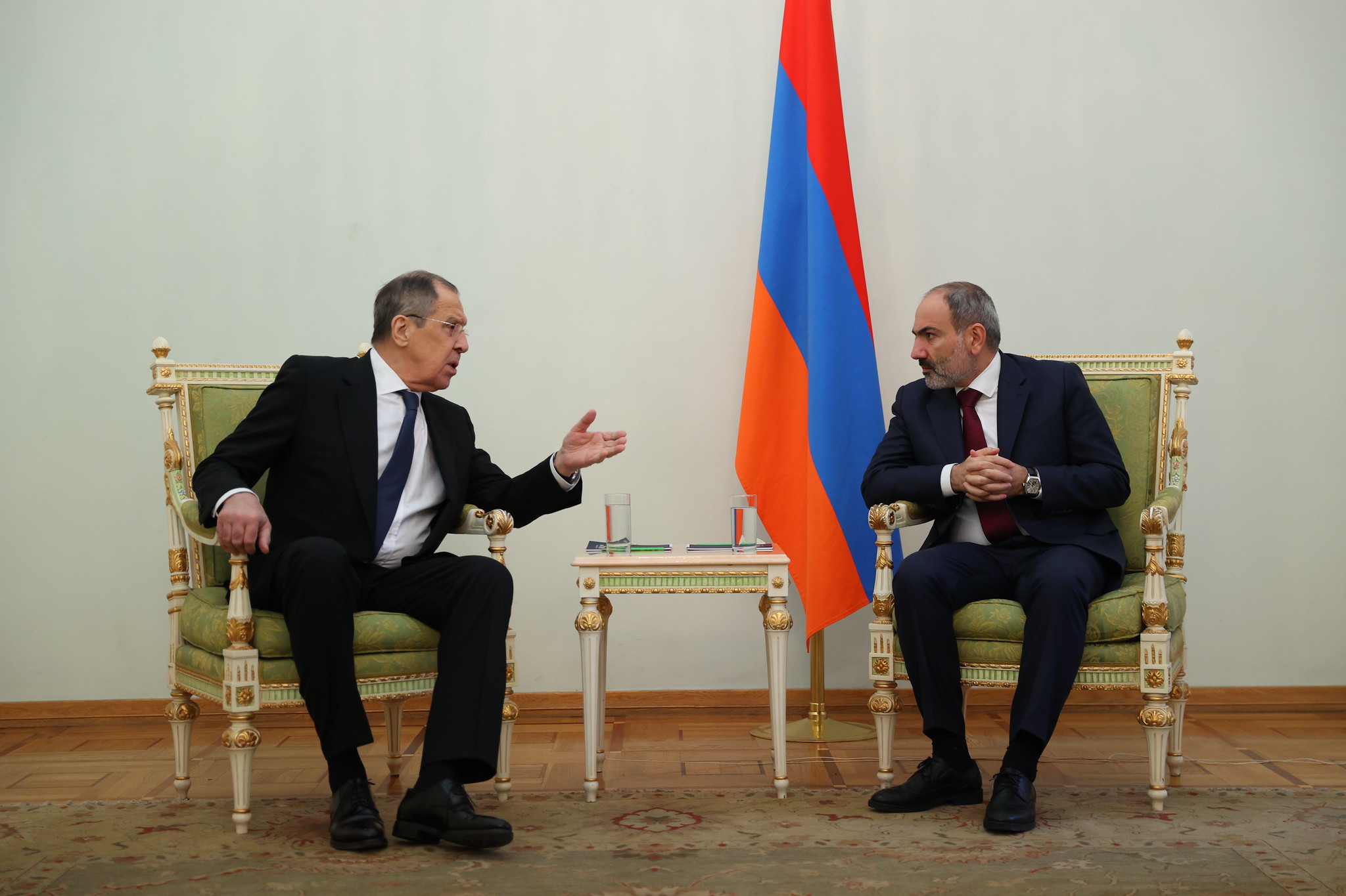 Russia Caucasus Armenia Azerbaijan Nagorno Karabakh war truce Sergei Lavrov Sergei Shoigu Ilham Aliyev Nikol Pashinyan