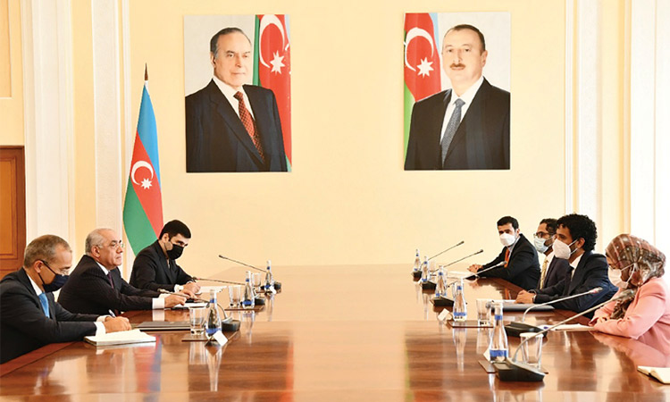 UAE and azerbaijan officials