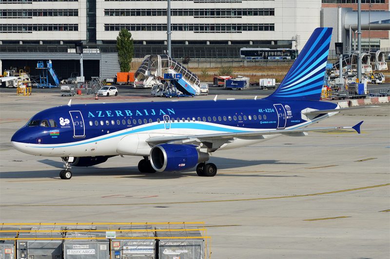Azerbaijan Airlines 4K AZ04 Airbus A319 111