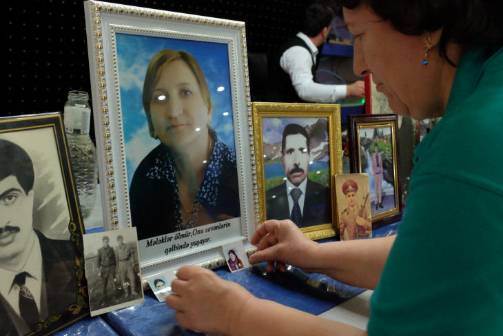 Families gathered in an event to commemorate missing relatives zurab burduli icrc
