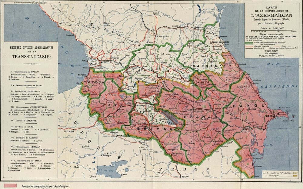 Claims of Azerbaijan in Paris Peace Conference (1919)