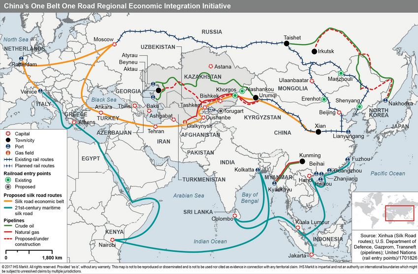 China belt and road