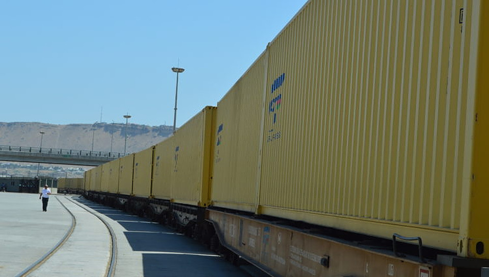 A freight train of ADY Container