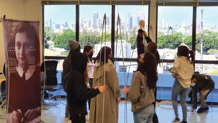 Ms Anne Frank exhibit