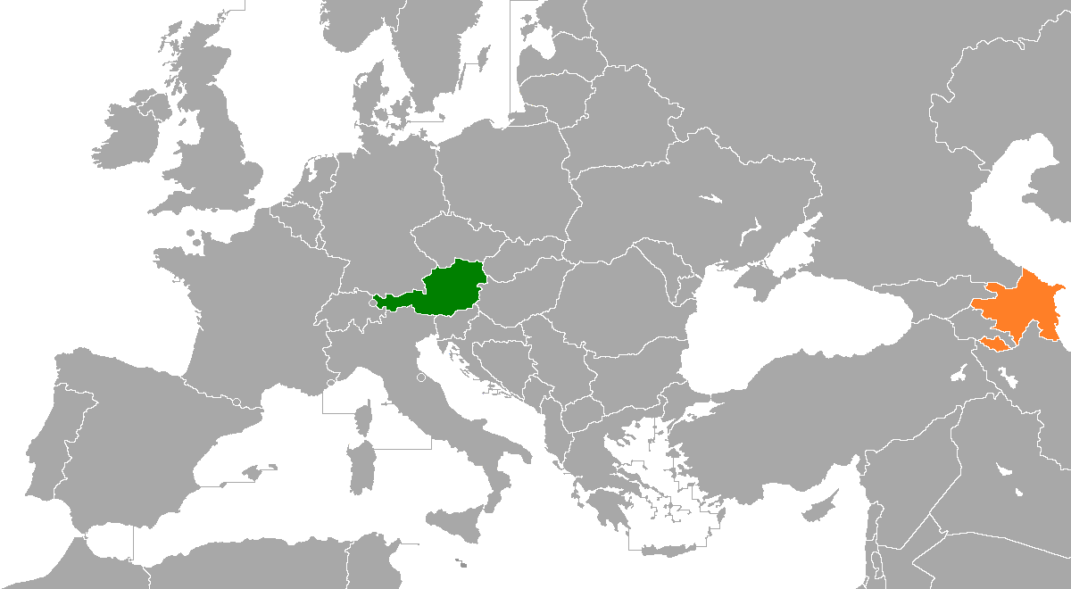 Austria Azerbaijan Locator