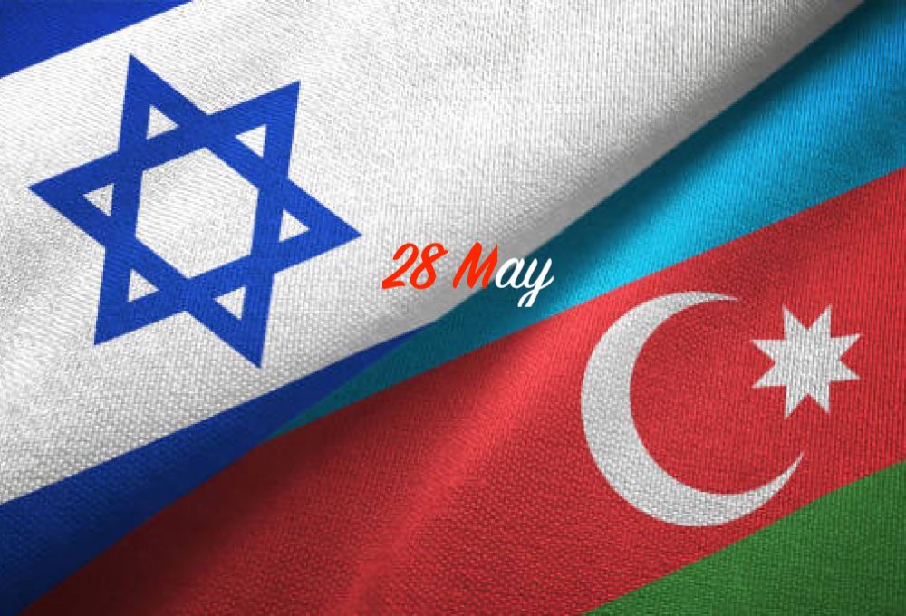 Azerbaijan israel flag