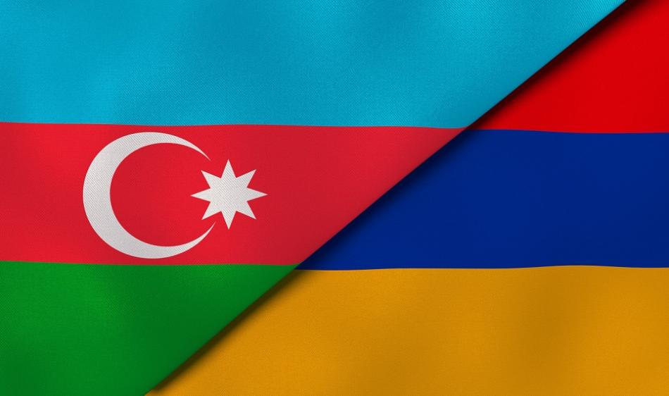 Armenia Azerbaijan flags