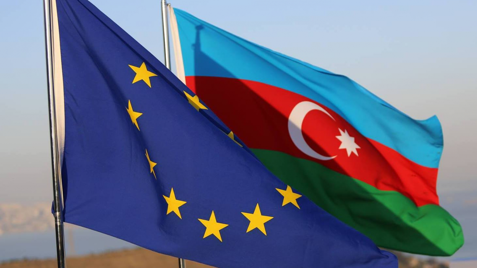 EU Azerbaijan flag