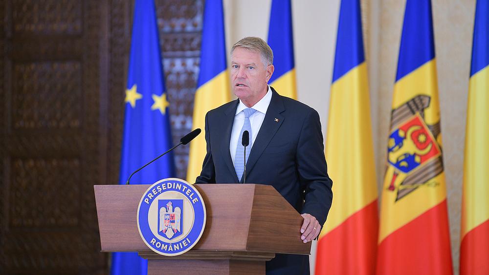 Klaus Iohannis press conference photo Presidency.ro