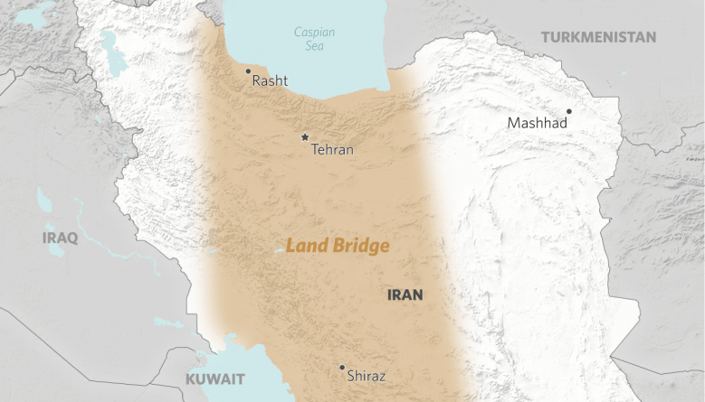 Iran land bridge