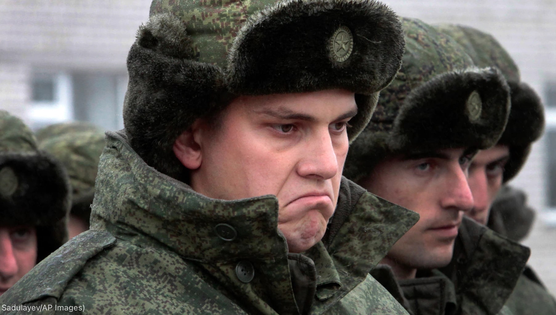 Russia conscripts Ukraine AP405504076499