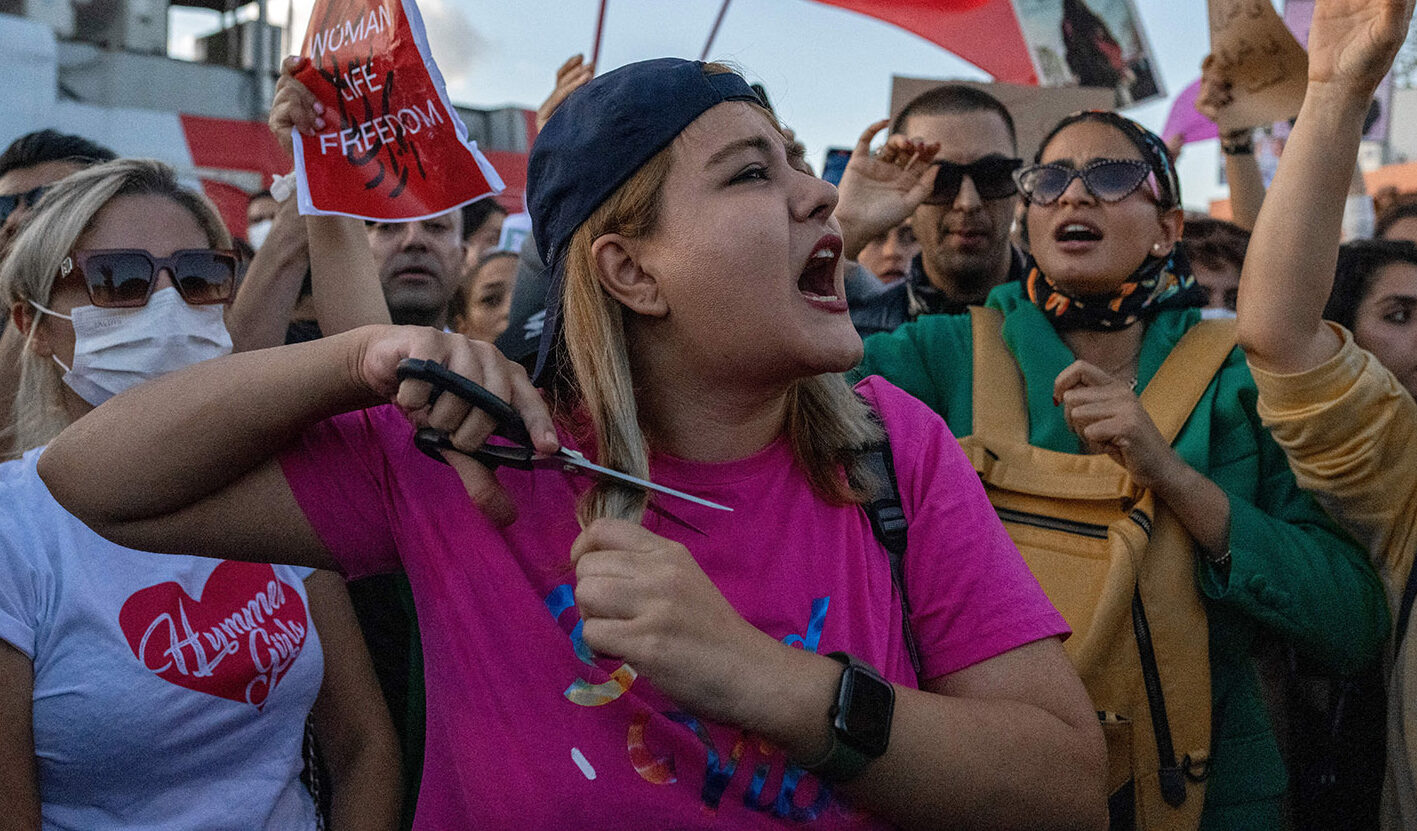 TURKEY IRAN WOMEN RIGHTS PROTEST