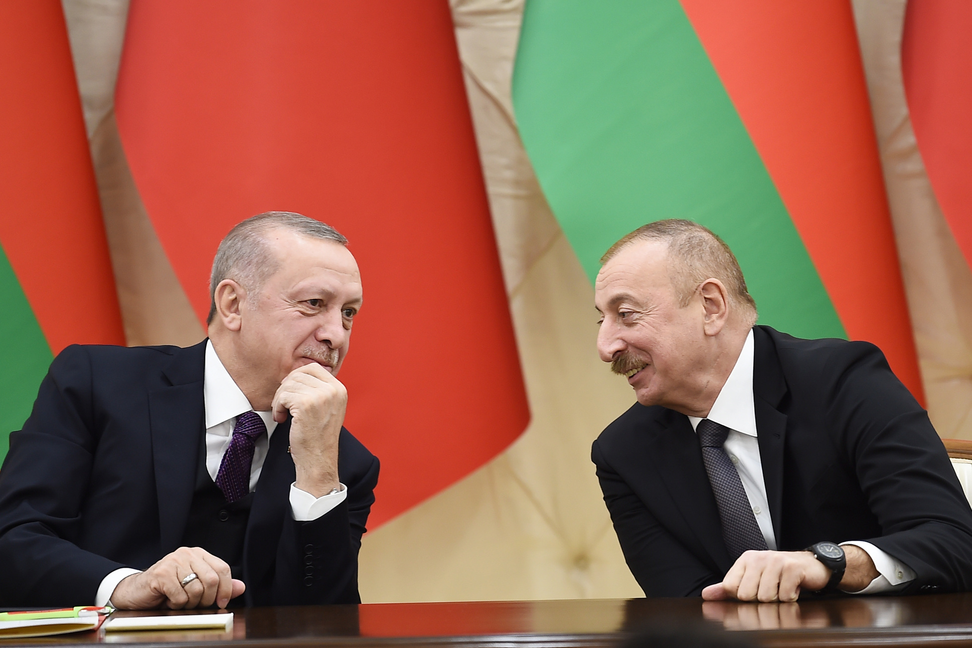 Recep Tayyip Erdogan 2020 visit to Baku with Ilham Aliyev