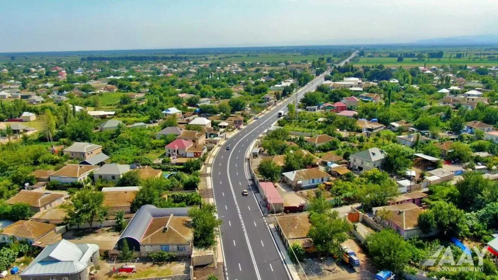 Aghdam — Khankendi road, Azerbaijan.