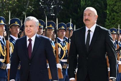 Azerbaigian Uzbekistan Aliyev e Mirziyoyev