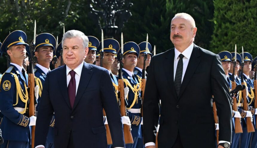 Azerbaigian Uzbekistan Aliyev e Mirziyoyev