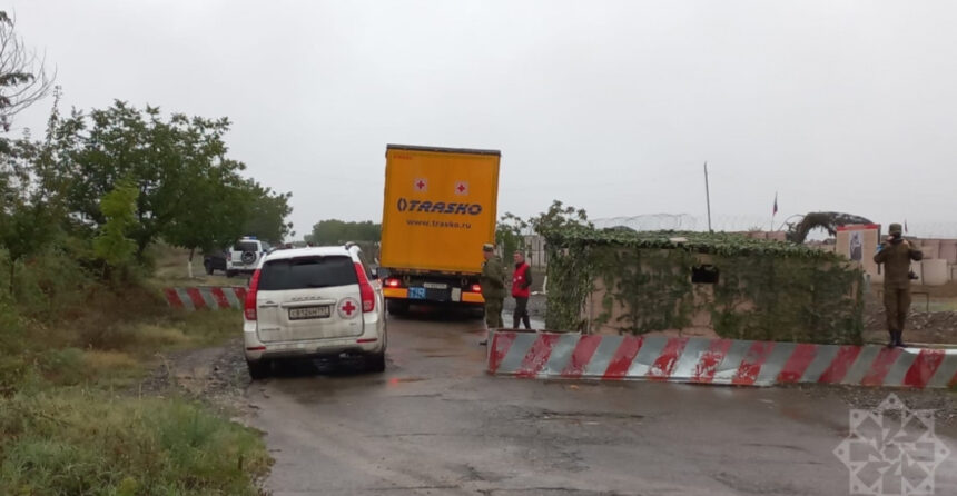 Russian red cross truck to khankendi