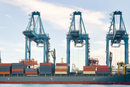 Bigstock Cargo Ship Loading Cargo Conta 470130049 1320x742