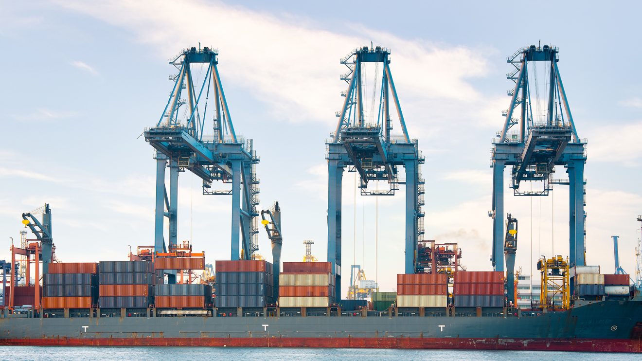 Bigstock Cargo Ship Loading Cargo Conta 470130049 1320x742