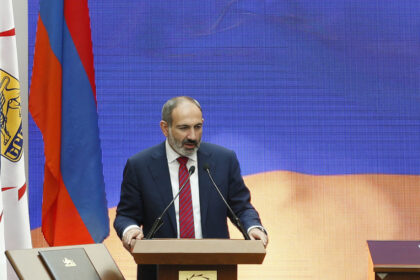 Pashinyan With Constitution