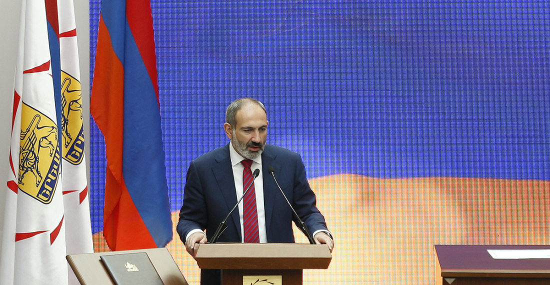 Pashinyan With Constitution