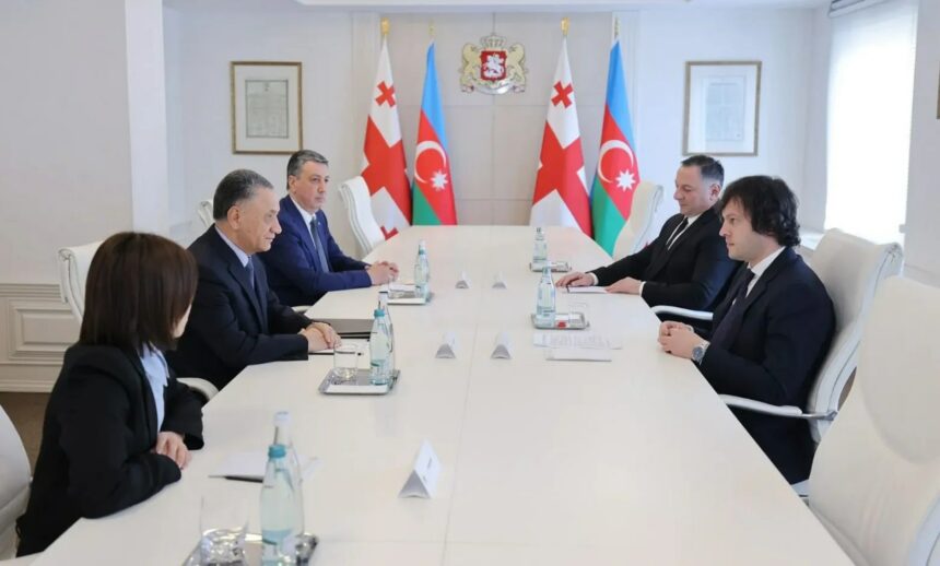 Georgian Pm Irakli Kobakhidze Meets Secretary Of Security Council Of Azerbaijan Ramil Usubov