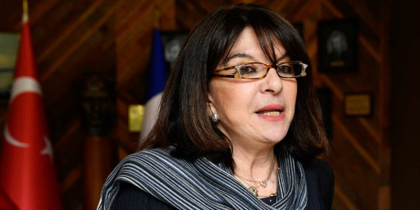 Senator Nathalie Goulet At The Embassy Of The Republic Of Turkey