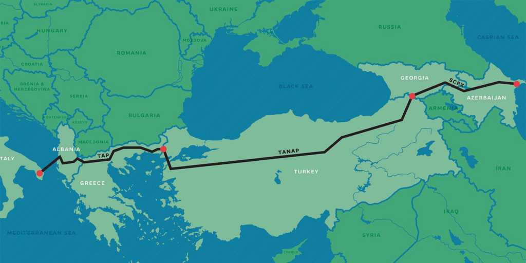 02 Southern Gas Corridor Map