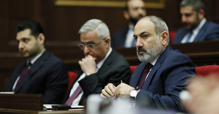 Pashinyan In Parliament On 130422