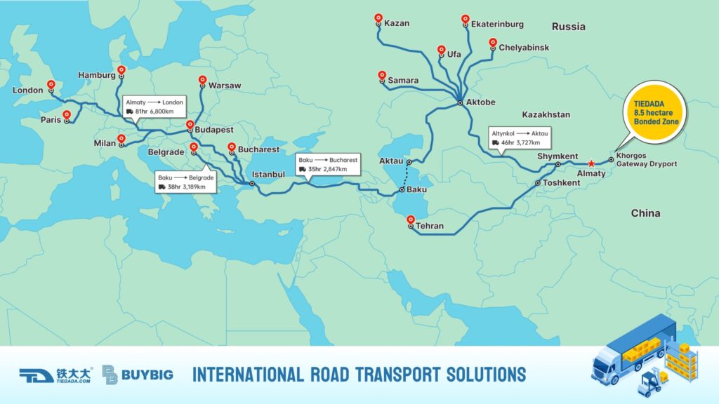 Tiedadas Road Network Scaled