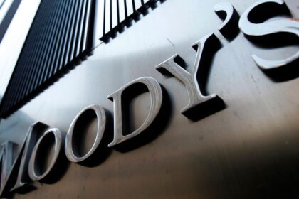 File Photo Of The Moody's Sign On 7 World Trade Center Tower In New York