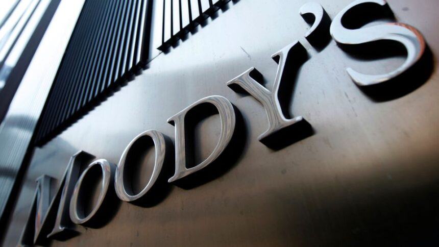 File Photo Of The Moody's Sign On 7 World Trade Center Tower In New York