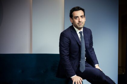 Portrait De Stephane Sejourne, Depute Europeen Et Secretaire General De Renaissance.