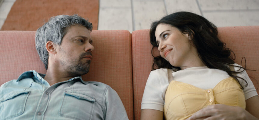 Avshalom Pollak, Left, And Nur Fibak In “ahed’s Knee.” The Actor Is A Stand In For The Film’s Director, Nadav Lapid.
