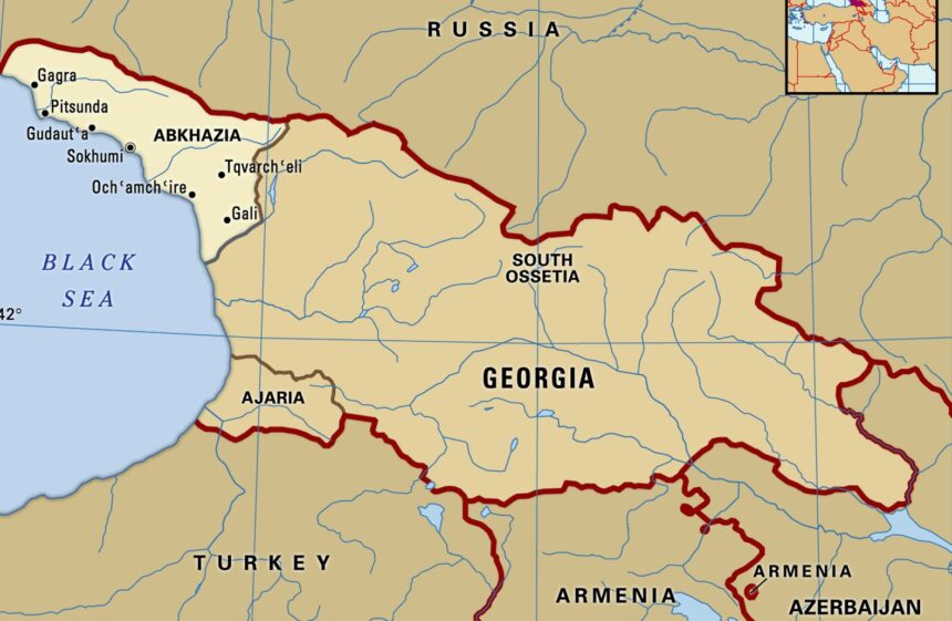 Map Abkhazia