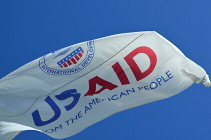The Usaid Flag Flies Outside The Usaid Building In Washington