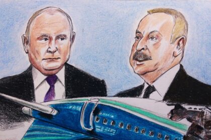 "Even a phone call and a vague apology from Russian President Vladimir Putin failed to resolve the matter." (Illustration by Erhan Yalvaç)