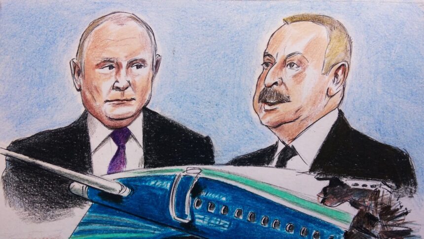 "Even a phone call and a vague apology from Russian President Vladimir Putin failed to resolve the matter." (Illustration by Erhan Yalvaç)