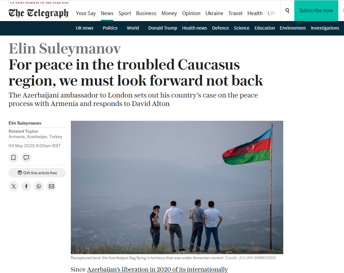 Elin suleymanov telegraph