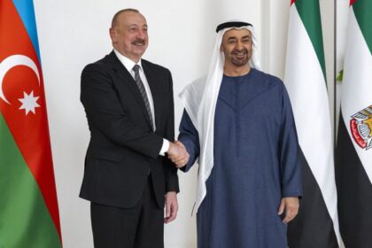 9 7 2025 uae afp 20250709 66bt43m v2 highres uaeazerbaijanpoliticsdiplomacyroyals
