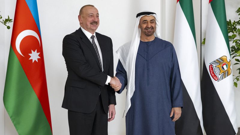 9 7 2025 uae afp 20250709 66bt43m v2 highres uaeazerbaijanpoliticsdiplomacyroyals