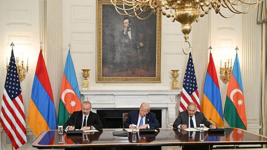 Joint declaration signed on meeting between president of azerbaijan and prime minister of armenia held in washington e1756824037401